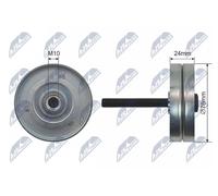 NTY RNK-VW-009 Galoppino/Guidacinghia, Cinghia Poly-V per SEAT,SKODA,VW