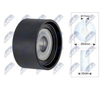 NTY RRK-CH-008 Galoppino/Guidacinghia, Cinghia Poly-V per CHRYSLER,JEEP,MERCEDES