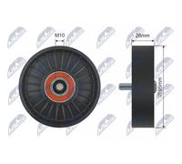 NTY RRK-KA-301 Galoppino/Guidacinghia, Cinghia Poly-V per HYUNDAI,KIA