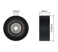 NTY Rullo Di Guida/Deviazione Cinghia A V Per VW Tiguan 5N_ 2.0 TDI 4MOTION