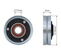 NTY Rullo Di Guida/Deviazione Cinghia Adatto Per Audi A5 8T3 S5 Quattro