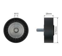 NTY Rullo Di Guida/Deviazione Cinghia Per BMW 7 Serie E65 E66 E67 745I Li 735I