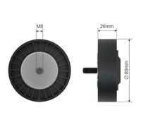 NTY Rullo Di Guida/Deviazione Cinghia Per BMW X5 E70 XDRIVE30D XDRIVE35D X6 E71