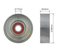 NTY Rullo Di Guida/Deviazione Cinghia Per Hyundai Santa Fé II CM 2.7 V6 GLS 4x4