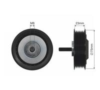 NTY Rullo Di Guida/Deviazione Cinghia Per VW LT 28-46 II Pritsche/Fahrgestell
