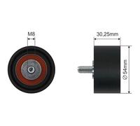 NTY Rullo Di Guida Per Cinghia A Vite Mercedes-Benz M-Class 166 ML