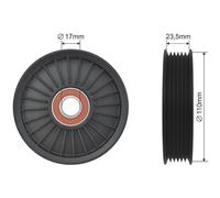 NTY Rullo Di Guida Per VW Tiguan AD1 2.0 TSI 4MOTION
