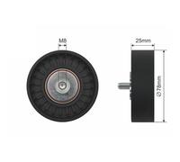 NTY Rullo Di Guida Per VW Transporter IV Bus 70XB