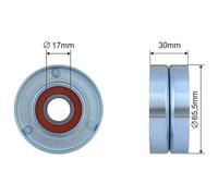 NTY Rullo Di Tensione Cinghia Per Ford Transit Furgone FA_ _ 2.2 TDCi RWD