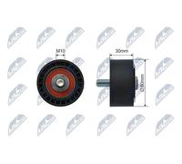 NTY Rullo Tendicinghia Cinghia A Coste RNK-SU-013 Per Suzuki 60x30mm