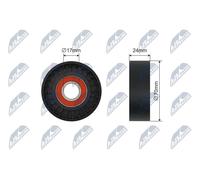 NTY Rullo Tendicinghia Cinghia Polivello Per Skoda RNK-SK-000 70 mm 24 mm