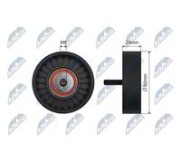 NTY Rullo Tendicinghia per Cinghia Polivalente RNK-BM-051 Per BMW Opel 80mm