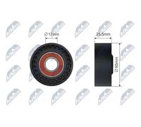 NTY RNK-CH-031 Rullo tenditore, Cinghia trapezoidale per DODGE,JEEP,MERCEDES-BEN