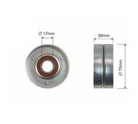NTY Rullo Tensionatore Cinghia A V Per Opel Corsa B 73_ 78_ 79_ 1.4i Astra F CC