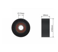 NTY Rullo Tensionatore Cinghia A V Per Renault Master III Furgone FV 2.3 dCi 135