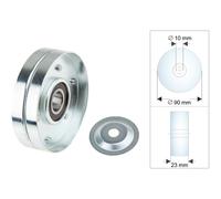 NTY Rullo Tensionatore Cinghia A V Per Suzuki Grand Vitara II JT TE TD