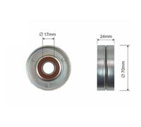 NTY Rullo Tensionatore Cinghia A V Per VW Caddy II Furgone 9K9A 1.9 SDI