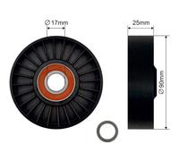 NTY Rullo Tensionatore Cinghia Per Chrysler Sebring Cabriolet JR 2.7 V6 24V