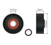 NTY Rullo Tensionatore Cinghia Per Hyundai Grandeur TG 3.3