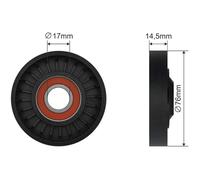 NTY Rullo Tensionatore Cinghia Per Land Rover Freelander LN 1.8I 16V 4X4
