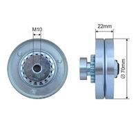 NTY Rullo Tensionatore Cinghia Poly-V Per Chevrolet Spark M300 1.0 1.2 Aveo