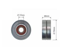 NTY Rullo Tensionatore Cinghia Poly V Per Chrysler Voyager IV RG 2.8 CRD 2.5 RS