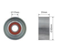 NTY Rullo Tensionatore Cinghia Poly V Per Hyundai IX35 LM 2.0 EL ELH Santa Fé