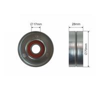 NTY Rullo Tensionatore Cinghia Poly V Per Hyundai Santa Fé II CM 2.2 CRDi 4x4