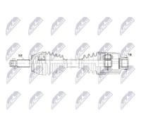 NTY NPW-KA-406 Semiasse