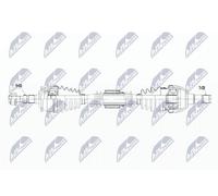 Semiasse Assale anteriore Dx NPW-PL-067 NTY per OPEL ASTRA J Sports Tourer