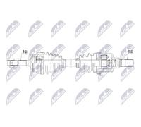 NTY NPW-PE-133 Semiasse