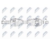 NTY Semiasse Anteriore Sinistra NPW-PL-174 Per Opel 620 mm 25/30 Denti