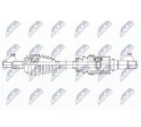 NTY Semiasse anteriore Sx NPW-MZ-078 Trasmissione automatica per MAZDA