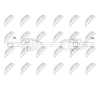 NTY NPW-PE-136 Semiasse