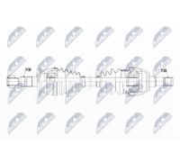 Semiasse Assale anteriore Dx NPW-PL-075 NTY per OPEL ASTRA J Sports Tourer