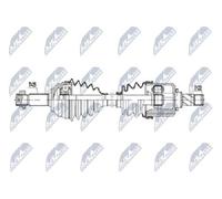 NTY NPW-DW-067 Semiasse