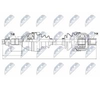 NTY Semiasse NPW-PL-032 Per Opel Saab Antriebswelle Anteriore Destra 606 mm