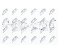 NTY Albero motore/Semiasse compatibile con VAG NPW-VW-139