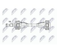 Semiasse Assale posteriore Sx Cambio manuale NPW-PS-002 NTY per PORSCHE BOXSTER