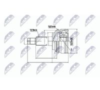 NTY Kit giunti, Semiasse compatibile con MAZDA NPZ-MZ-019