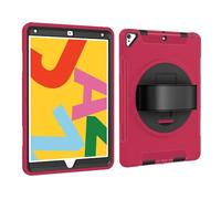 NTYHNFMIH Lanshui Accessori, 3-in-1 Hand Strap Anti Drop Case, TPU Shell Protective Cover Suitable for iPad PRO 13 inch (M3/M2) 2024(Rosy)