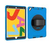 NTYHNFMIH Lanshui Accessori, 3-in-1 Hand Strap Anti Drop Case, TPU Shell Protective Cover Suitable for Samsung Galaxy Tab A8 10.5 Inches(Fresh Blue)