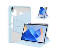 NTYHNFMIH Lanshui Accessori, 360° Rotating Ultra-Thin Case with Pen Slot, Acrylic Protective Leather Cover Suitable for Huawei Matepad 11.5S/Air 11.5 2023 Universal(Light Blue)