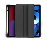 NTYHNFMIH Lanshui Accessori, Detachable Tri-Fold Smart Cover with Pencil Slot, Flip PU Stand Case Compatible with iPad PRO 2020/21/22 12.9 Inches(Nero)