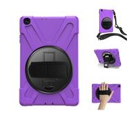NTYHNFMIH Lanshui Accessori, Hand/Shoulder Strap Anti Drop Shell Protective Case Suitable for Samsung Galaxy Tab S10lite/S10FE/S9FE/S9/S7/S8 2023 11 inch(Purple (Strap))