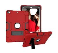 NTYHNFMIH Lanshui Accessori, Silicone Anti Drop Shell, Protective Cover Suitable for iPad Air 11 2025/air4/5/6-10.9 inch Universal(Red+Black)