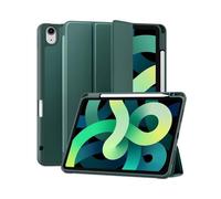 NTYHNFMIH Lanshui Accessori, Silicone Leather Case with Pen Slot, Tablet Protective Cover Suitable for iPad Air5/4 10.9 inch(Dark Green)