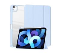 NTYHNFMIH Lanshui Accessori, Transparent Back Shell Acrylic Triple Fold Protective Case Suitable for Xiaomi Pad 7/7pro 11.2 Inches(White Ice)