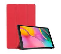 NTYHNFMIH Lanshui Accessori, Triple-Foldable Silicone Shell Tablet Protective Case Suitable for Xiaomi Pad 6S 12.4 inch(Rosso)