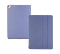 NTYHNFMIH Lanshui Accessori, Y-Fold Foldable Bracket Cover, TPU Soft Silicone Shell Suitable for iPad PRO 11 Inches 2024(Lavender Grey)